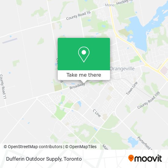 Dufferin Outdoor Supply plan