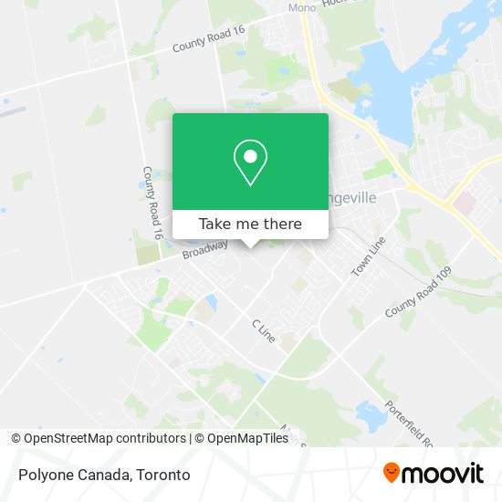 Polyone Canada map