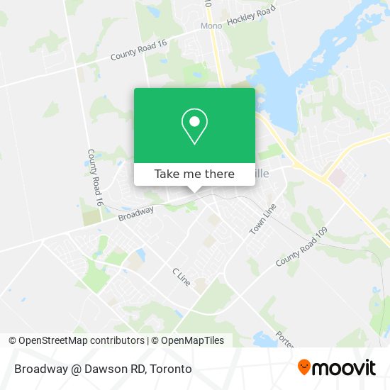 Broadway @ Dawson RD map