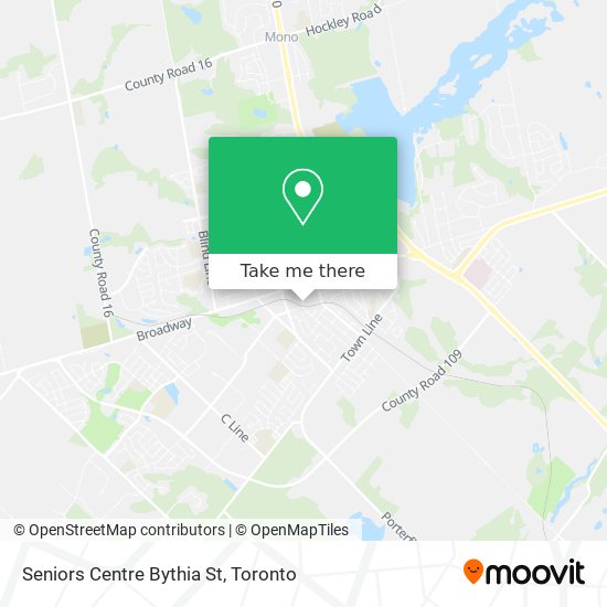 Seniors Centre Bythia St map