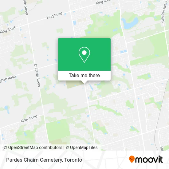 Pardes Chaim Cemetery map