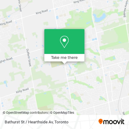 Bathurst St / Hearthside Av map