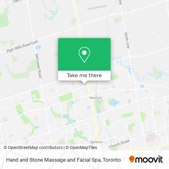 Hand and Stone Massage and Facial Spa map