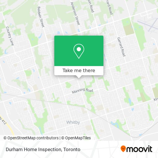 Durham Home Inspection map