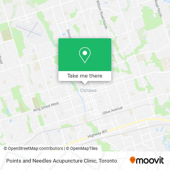 Points and Needles Acupuncture Clinic map