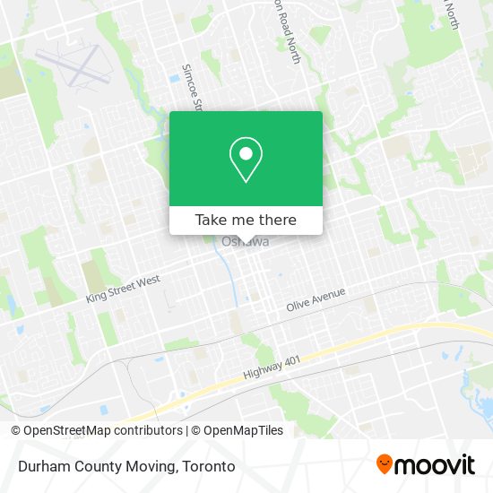 Durham County Moving map