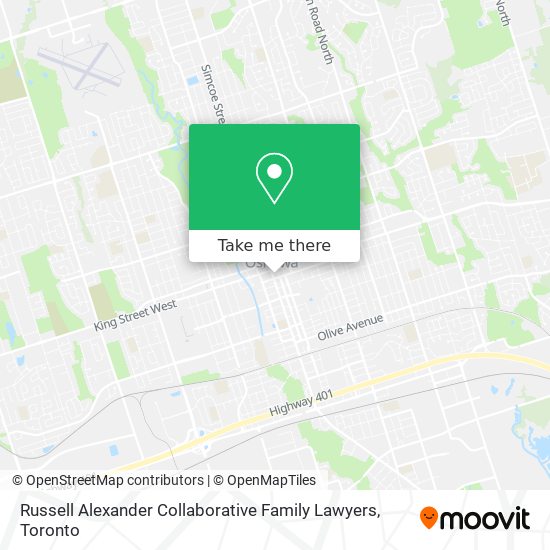Russell Alexander Collaborative Family Lawyers map