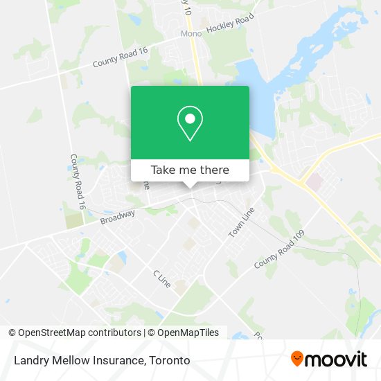 Landry Mellow Insurance map