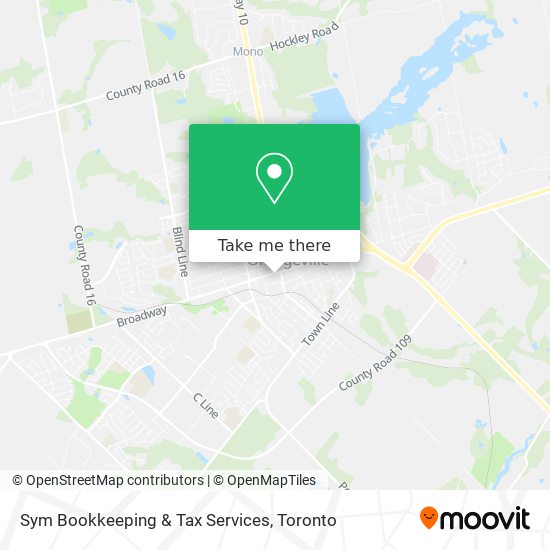 Sym Bookkeeping & Tax Services map