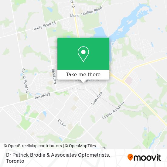 Dr Patrick Brodie & Associates Optometrists map