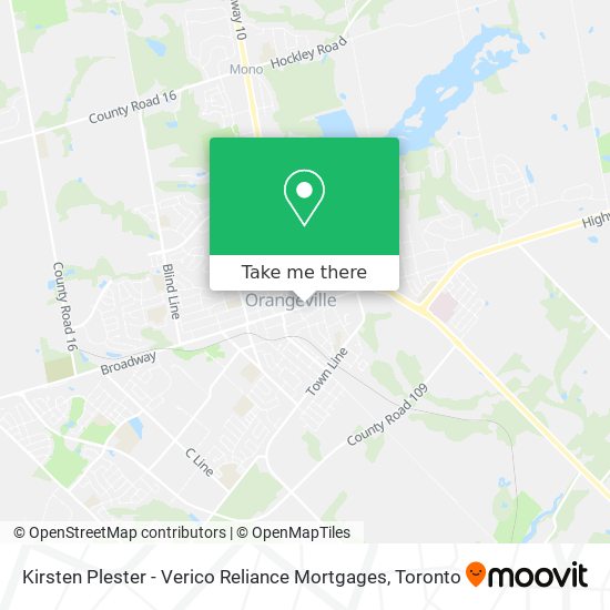 Kirsten Plester - Verico Reliance Mortgages map