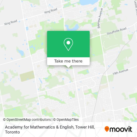 Academy for Mathematics & English, Tower Hill map