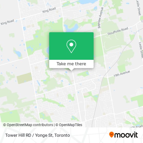 Tower Hill RD / Yonge St map