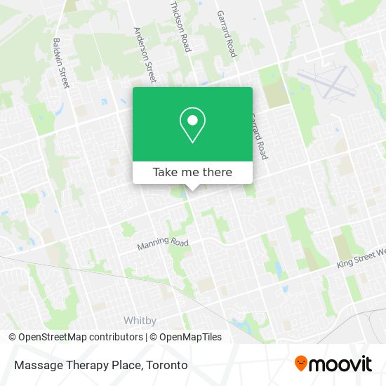 Massage Therapy Place map