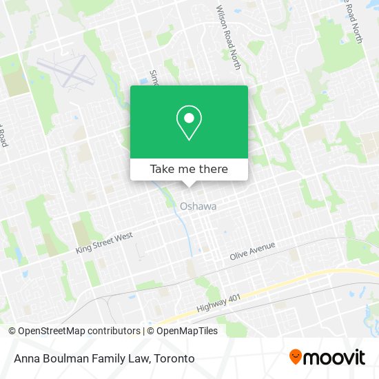 Anna Boulman Family Law map