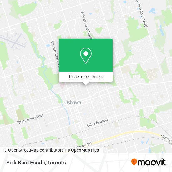 Bulk Barn Foods map