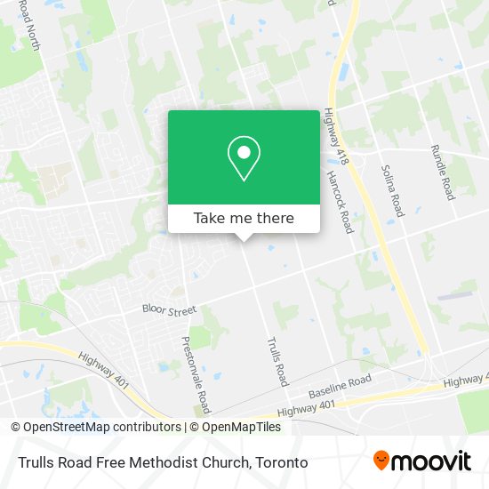 Trulls Road Free Methodist Church map