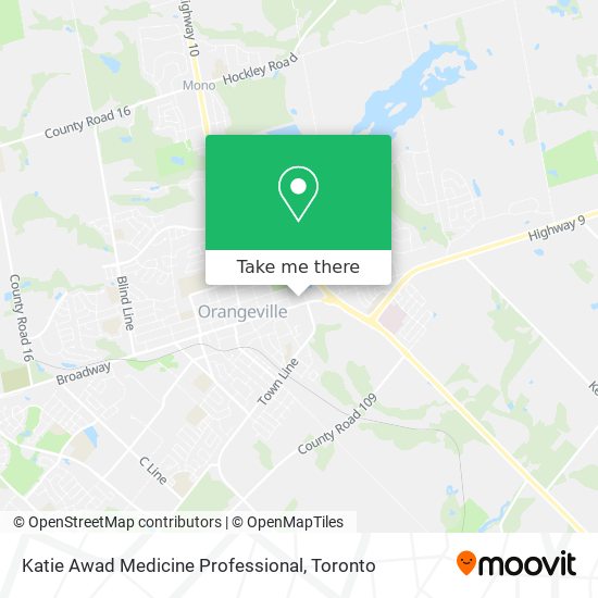 Katie Awad Medicine Professional map