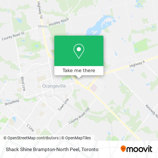 Shack Shine Brampton-North Peel map