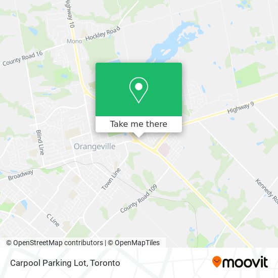 Carpool Parking Lot map