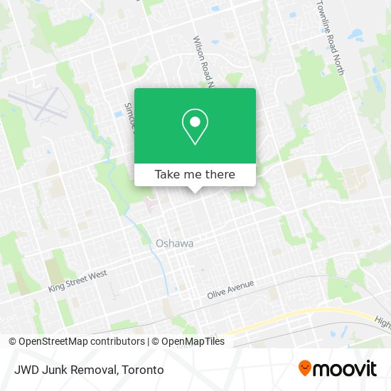 JWD Junk Removal map