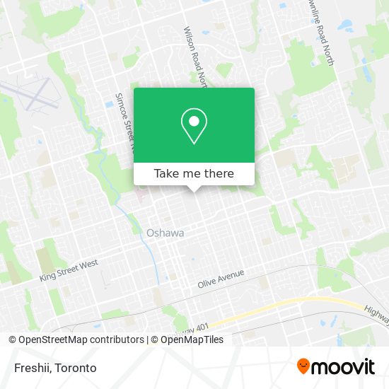 Freshii map