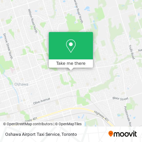 Oshawa Airport Taxi Service plan