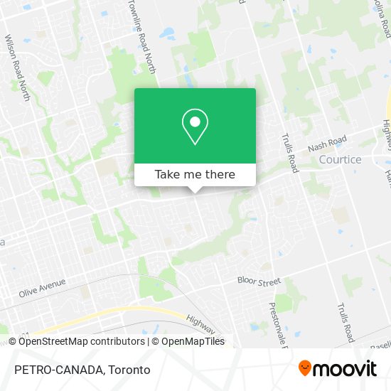 PETRO-CANADA map