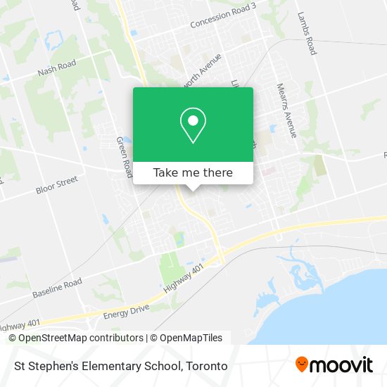 St Stephen's Elementary School plan