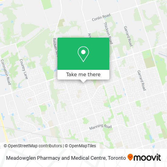 Meadowglen Pharmacy and Medical Centre map