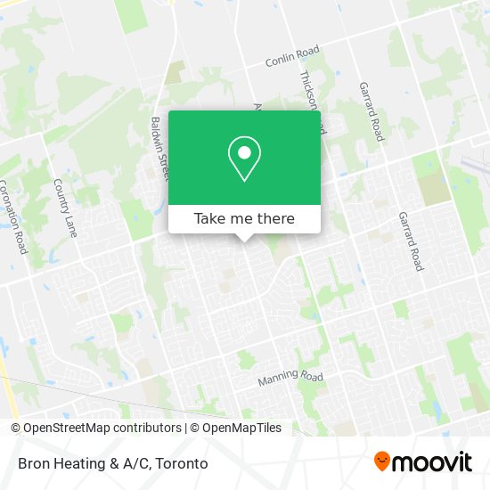 Bron Heating & A/C map