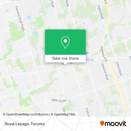 Royal Lepage map