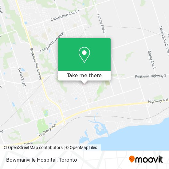 Bowmanville Hospital plan