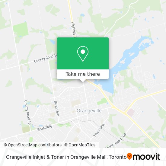 Orangeville Inkjet & Toner in Orangeville Mall map