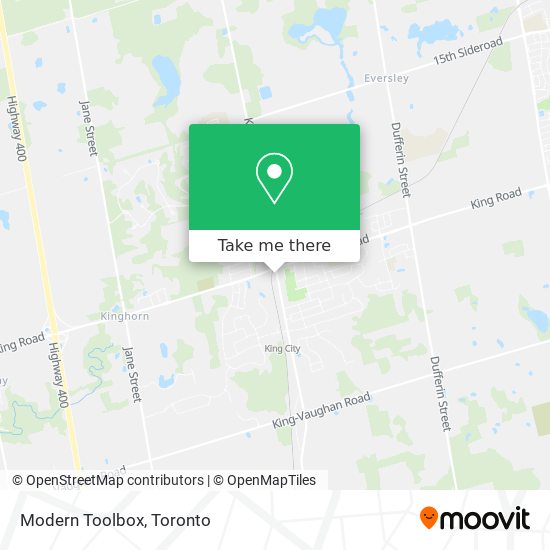 Modern Toolbox map