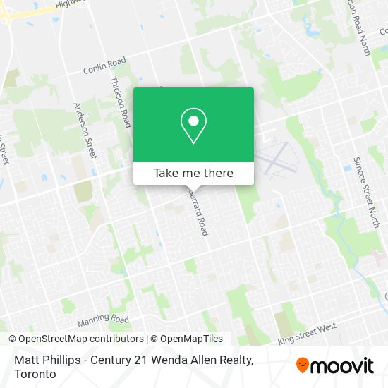 Matt Phillips - Century 21 Wenda Allen Realty map