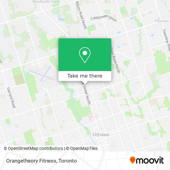 Orangetheory Fitness map