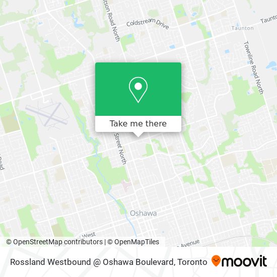 Rossland Westbound @ Oshawa Boulevard map