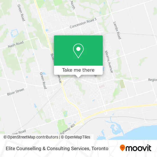 Elite Counselling & Consulting Services map