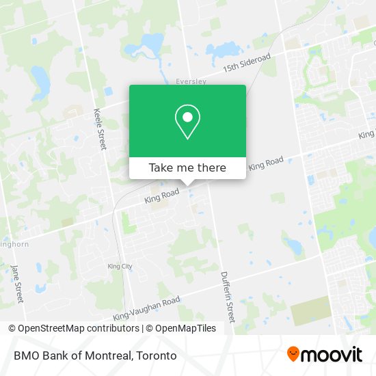 BMO Bank of Montreal map