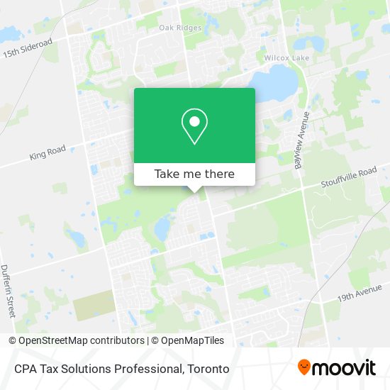 CPA Tax Solutions Professional map