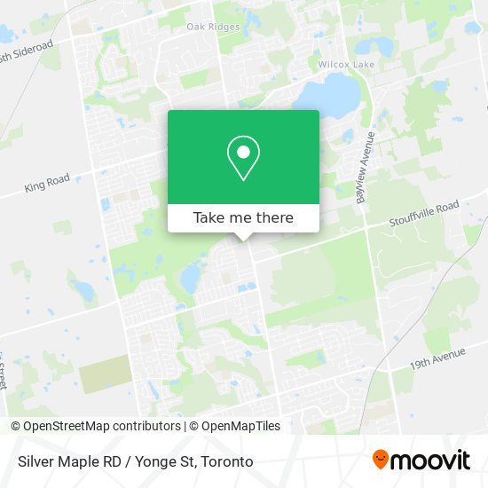 Silver Maple RD / Yonge St plan