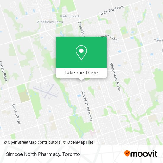 Simcoe North Pharmacy map