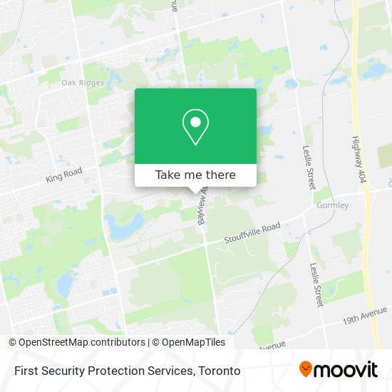 First Security Protection Services map