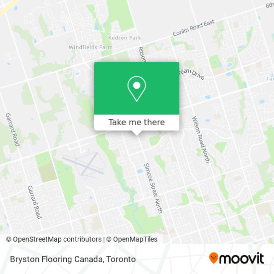 Bryston Flooring Canada map