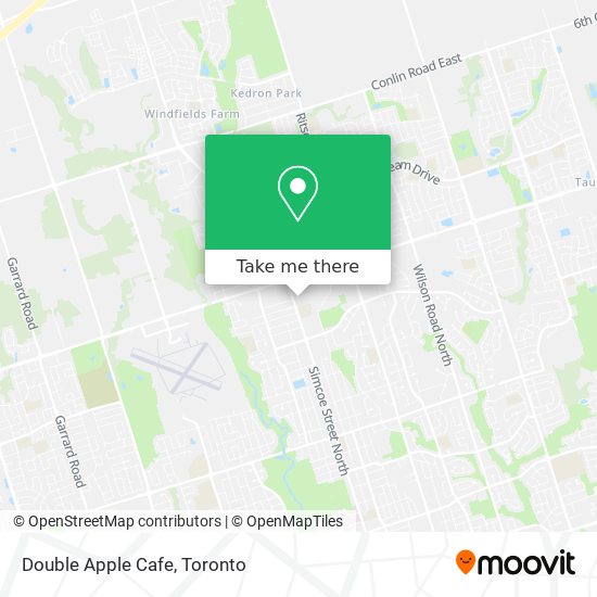 Double Apple Cafe map