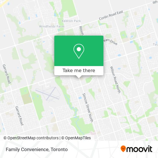 Family Convenience map