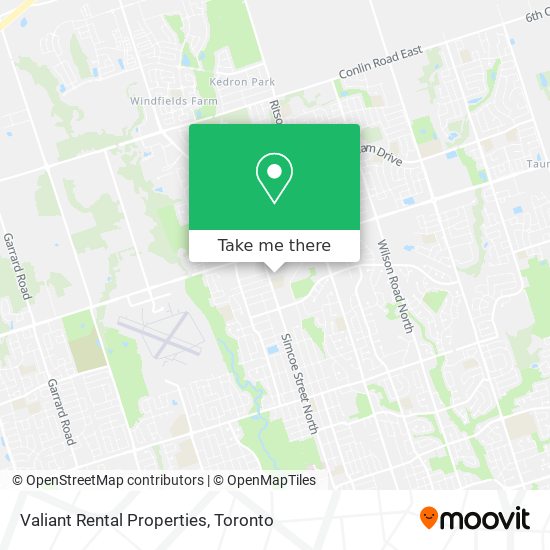 Valiant Rental Properties map