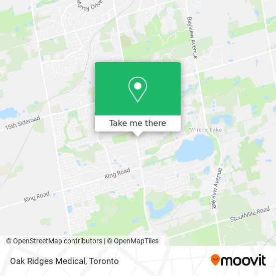 Oak Ridges Medical map