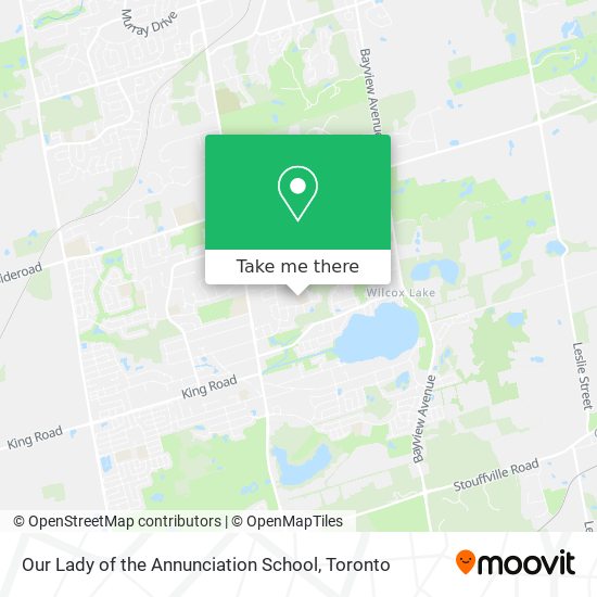 Our Lady of the Annunciation School map